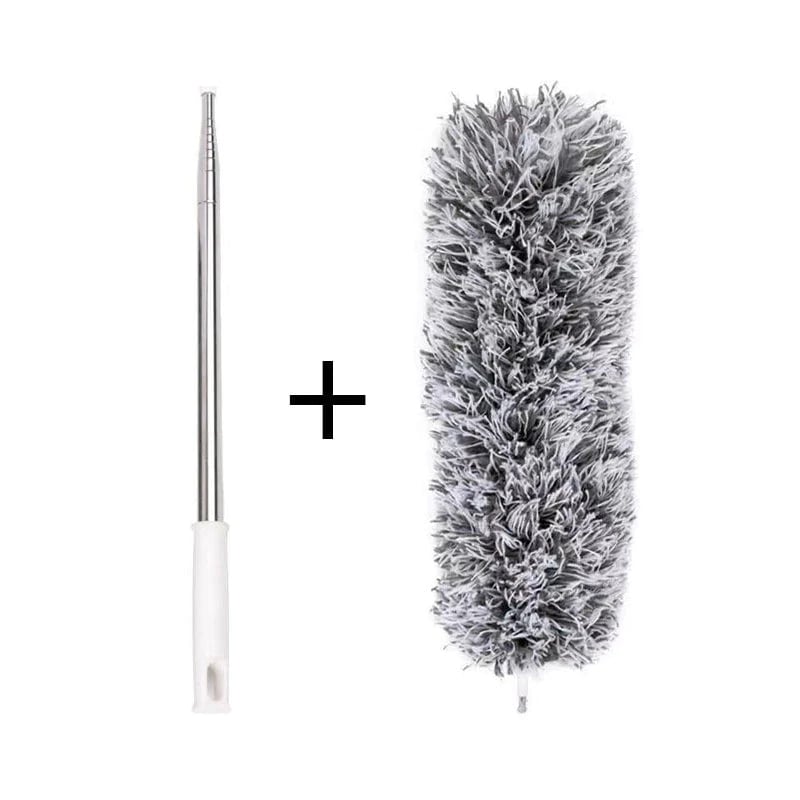 🧹 50 % Rabatt! Teleskop-Staubwedel – Ausziehbarer Staubfänger für Decken, Ecken & schwer erreichbare Stellen