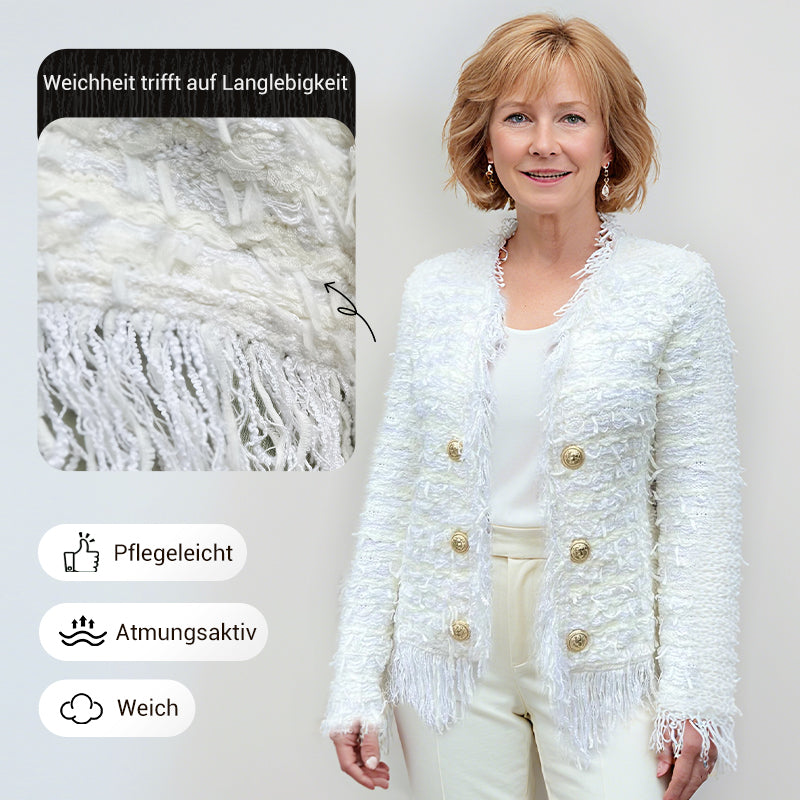 💗LETZTER TAG AKTION - 50% RABATT💗Herbstliche Eleganz: Damen Kurzjacke mit Quasten und Zierknöpfen für alle Anlässe 🍂