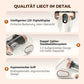 Staub- und Milbenentferner mit Doppelkamm-Filter – Starker Saugkraft, UV-Licht und Vibrationsbürste für Hygiene & Reinigung