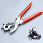🔧 Multifunktions-Lochzange für Gürtel & Leder – runde, flache & ovale Löcher, ideal für Handwerker & Heimwerker 🛠️