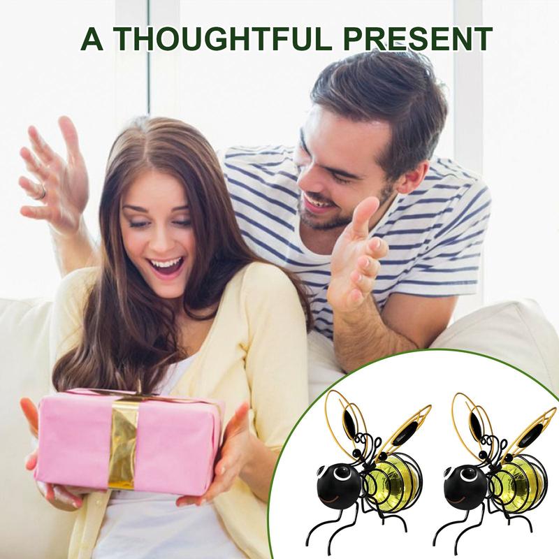 🐝 Solar-Hängeleuchte mit Biene für den Außenbereich – Das perfekte Geschenk für Pflanzenliebhaber, Mütter oder einfach jeden, der gerne lächelt ❤️