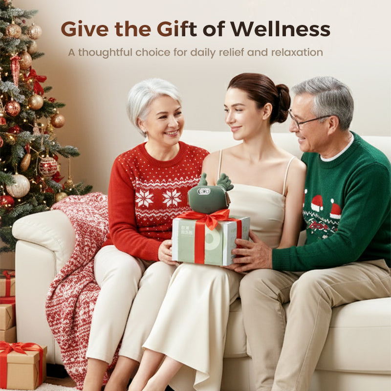 Gemütlicher Weihnachts-Nackenmassager – 3-Stufen Smart-Massagegerät ⏳ Solange der Vorrat reicht