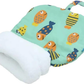 ⏳50% RABATT! 🐱 Flauschiger Katzen-Winterschlafsack – halbgeschlossene Kuschelhöhle mit Cartoon-Muster, Rosa/Blau