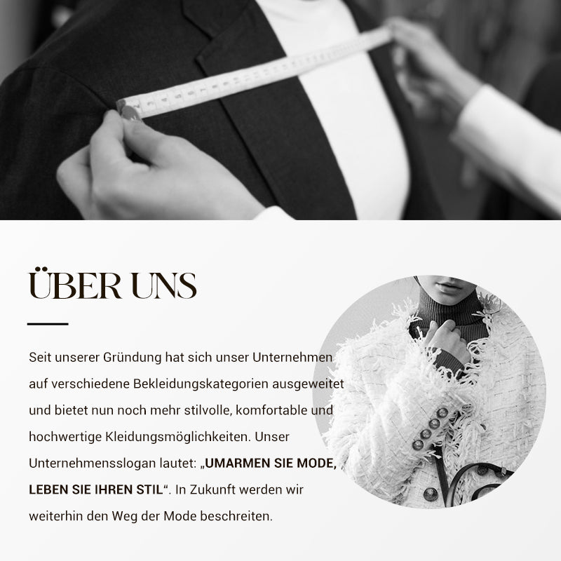 💗LETZTER TAG AKTION - 50% RABATT💗Herbstliche Eleganz: Damen Kurzjacke mit Quasten und Zierknöpfen für alle Anlässe 🍂