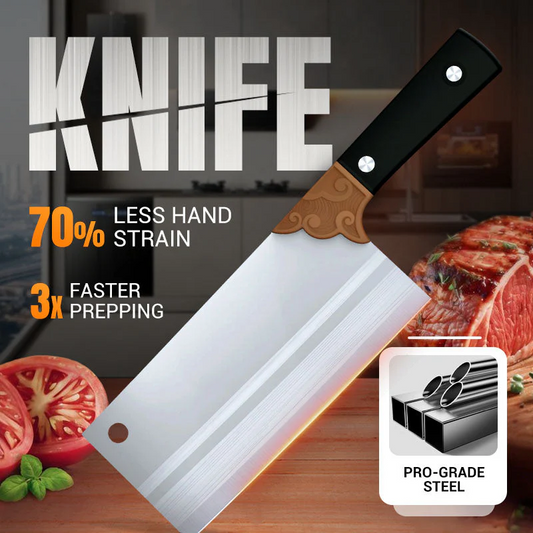 ⚡ 50 % Rabatt – Robustes geschmiedetes Kochmesser – präzisionsgeschliffene Klinge, ergonomischer Griff & langlebig – perfekt für ambitionierte Hobbyköche 🥩🔪