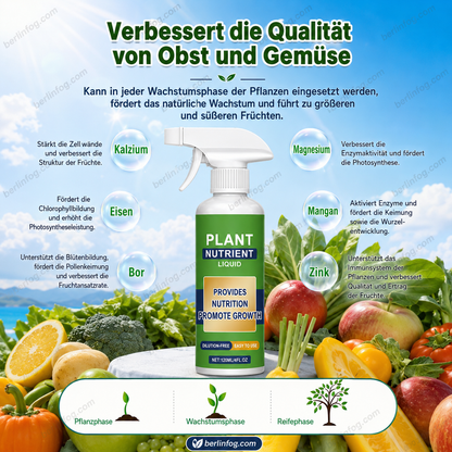 🧑‍🌾 50 % Rabatt – Universeller Pflanzendünger mit Sprühfunktion – für Blumen, Grünpflanzen & Gemüse, 3-in-1 Blatt- & Wurzeldüngung 🌱
