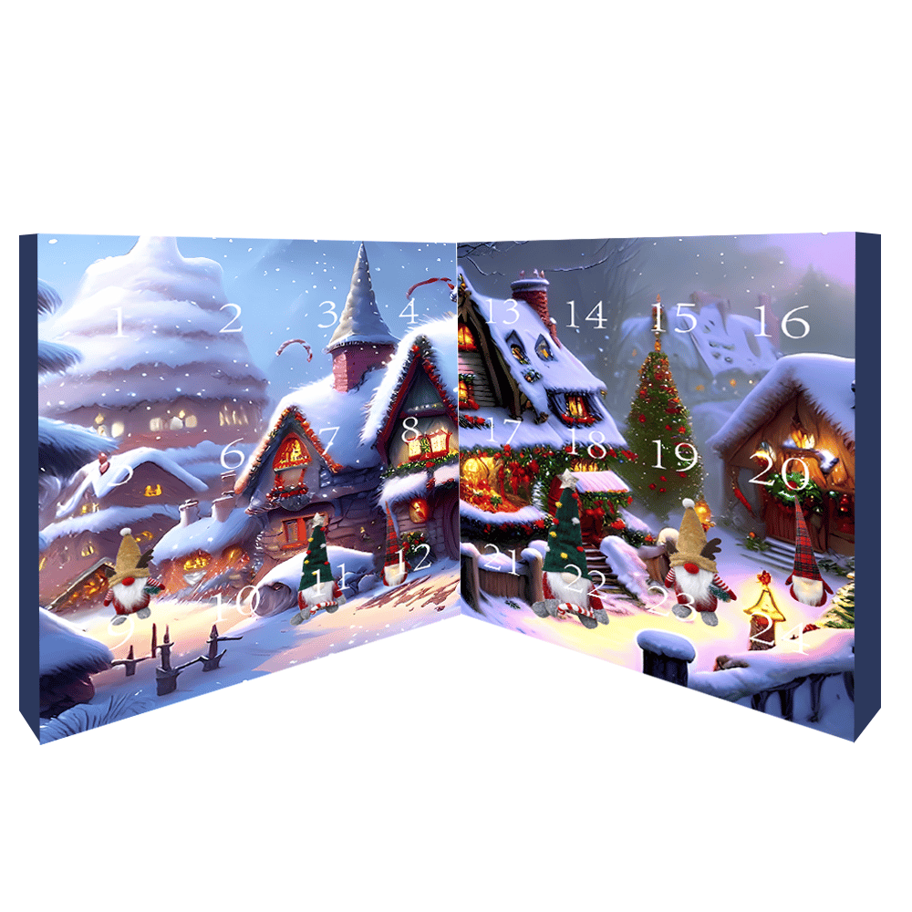 🎅 Weihnachts-Wichtel Countdown-Kalender 2025 – Deko & Geschenkidee für die Adventszeit