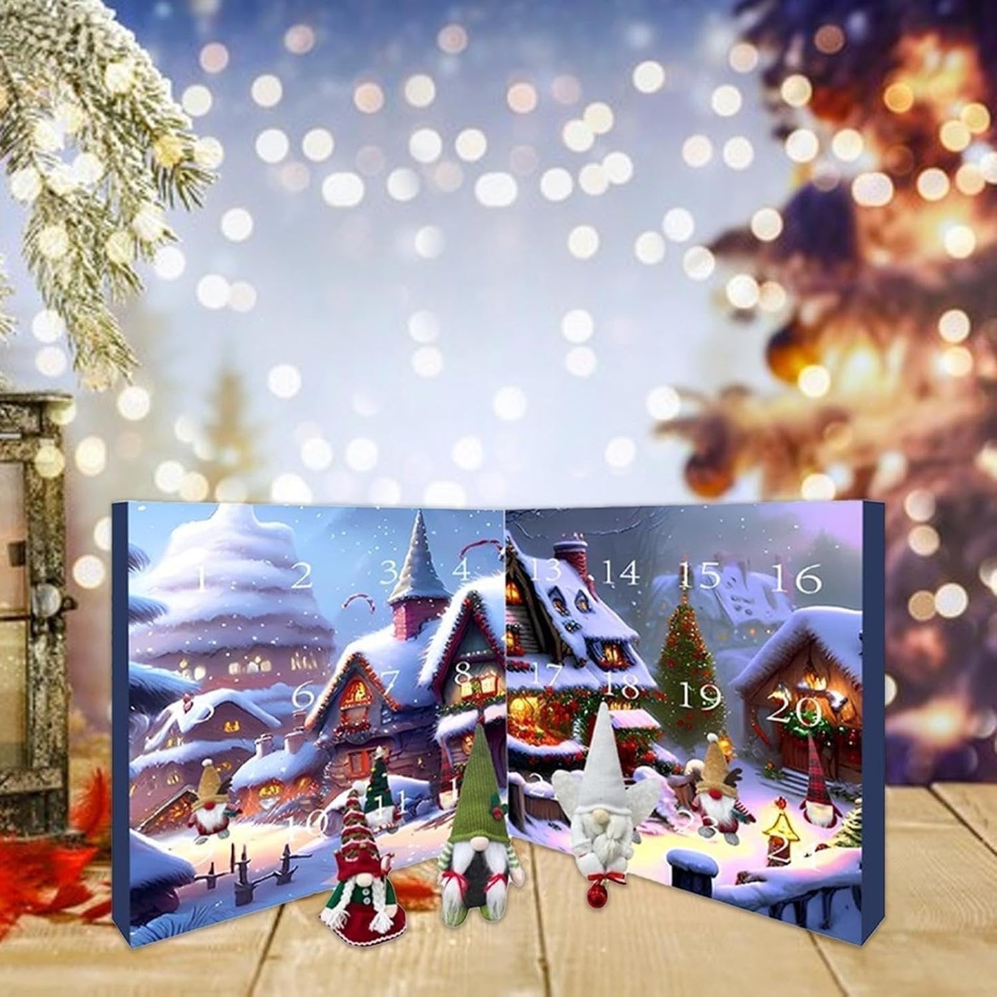 🎅 Weihnachts-Wichtel Countdown-Kalender 2025 – Deko & Geschenkidee für die Adventszeit