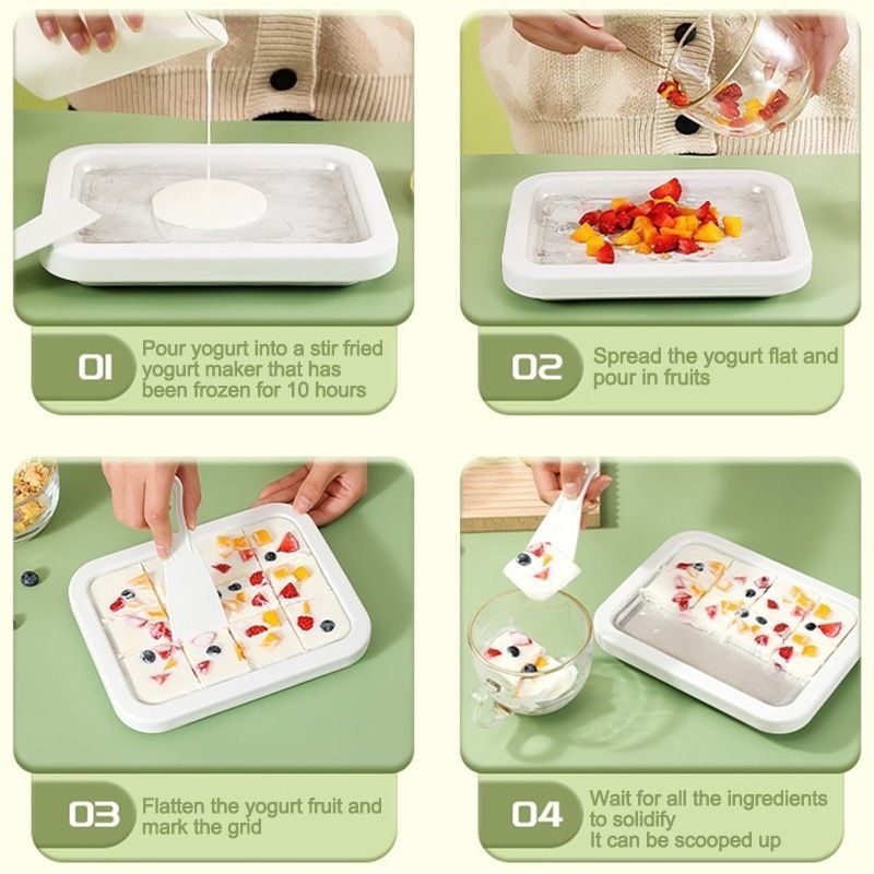 🍦 DIY Eisrollen-Maker aus Edelstahl ❄️ Hausgemachtes Eis für Kinder & Familie – Perfekt für heiße Sommertage