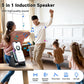 🔥 50% Rabatt 🔥🎵 5-in-1 Bluetooth-Lautsprecher mit Induktionsfunktion & verstellbarem Handyhalter