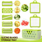 🛍️ 50 % Rabatt – Multifunktionaler Obst- & Gemüseschneider – 15-teiliges Set – vielseitig, robust & einfach zu reinigen 🥗