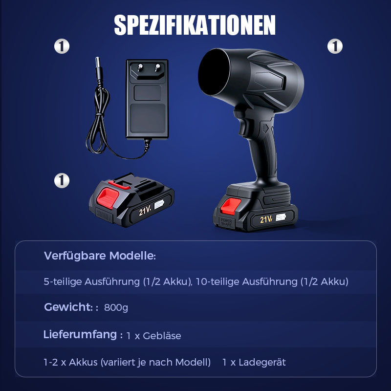 ⏰Heißer Verkauf 50 % RABATT💥💥 Auto Elektrel Schneegebläse Handheld -Lüfter🌪️