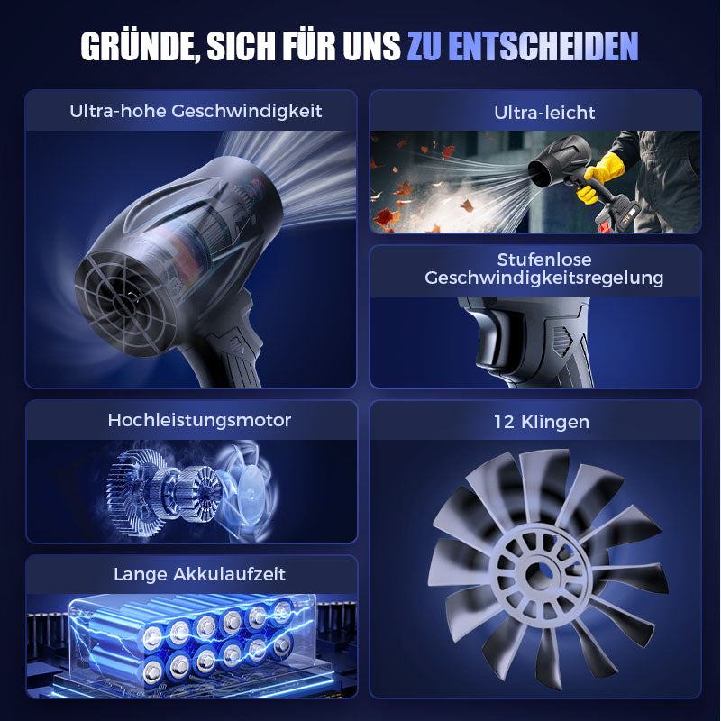 ⏰Heißer Verkauf 50 % RABATT💥💥 Auto Elektrel Schneegebläse Handheld -Lüfter🌪️