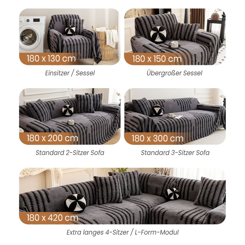 ✨🎅Weihnachtsangebote – Nur für kurze Zeit!⏰🧸PLÜSCH-SOFAÜBERZÜGE – Ultraweiches Sherpa- und kratzfestes Material, maschinenwaschbar, mit elastischen Ecken für sicheren Halt 🐾✨