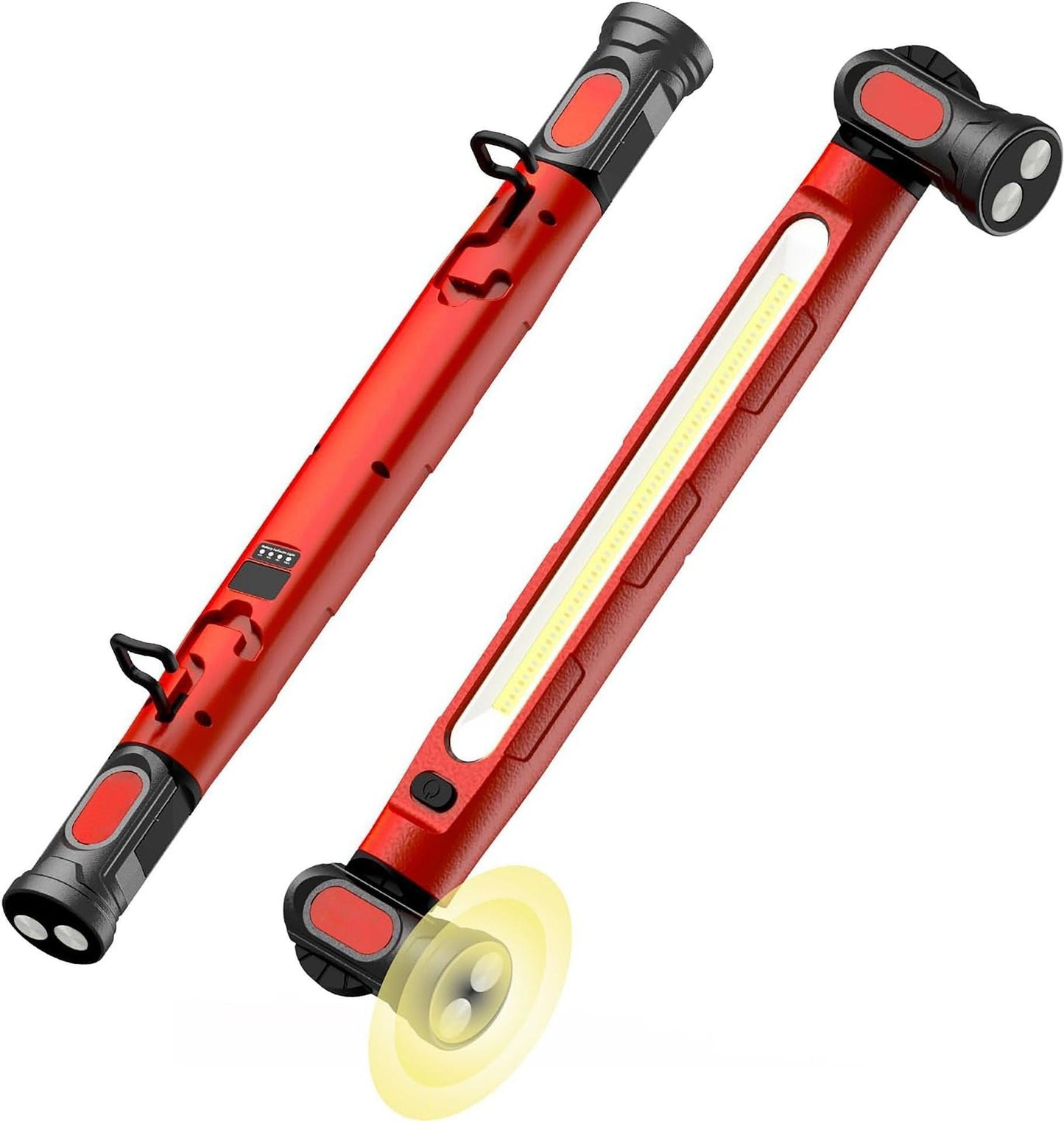 💡 LED-Arbeitsleuchte 3000LM mit Magnetfuß & Aufhängehaken 🔋 5200mAh Akku für Werkstatt, Garage und Auto