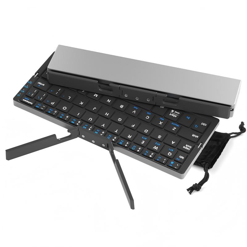 ⌨️📱 Faltbare Bluetooth Tastatur – Kabellos, Mini & Leise, Kompatibel mit Smartphone & iPad