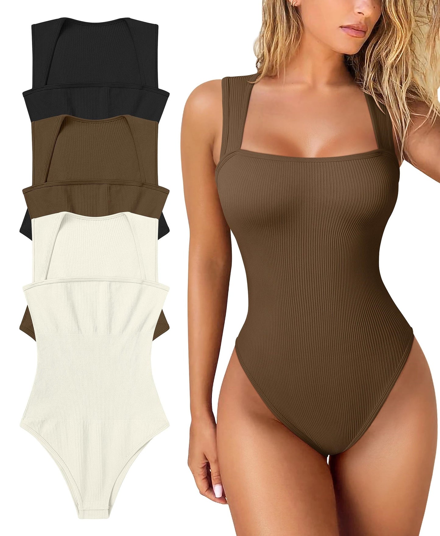 💕Letzter Tag: 60 % Rabatt💕Ärmellose figurformende Bodysuits mit Bauchkontrolle🩱
