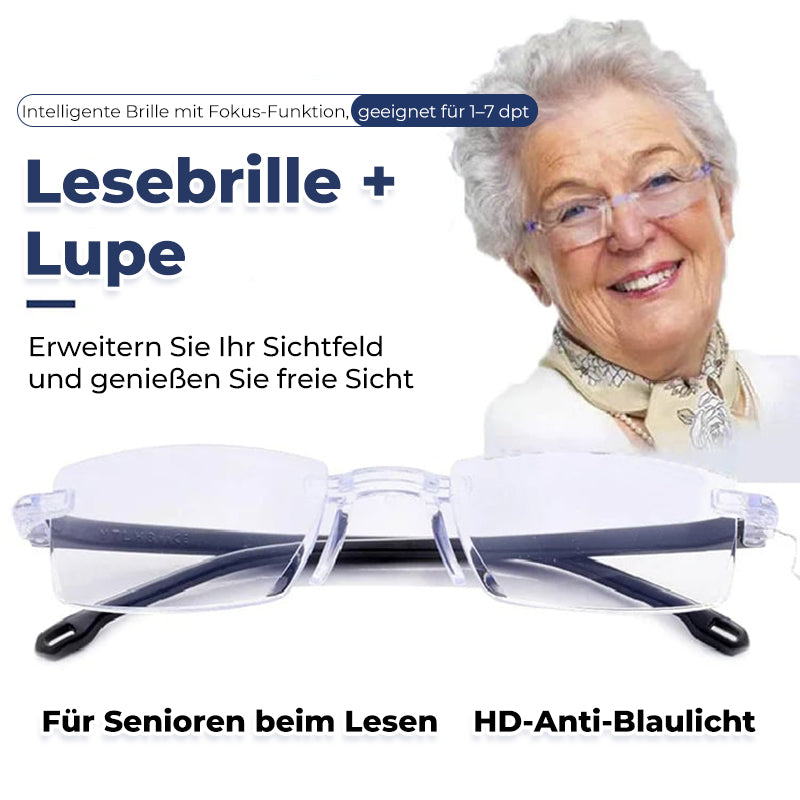💎 60% RABATT! 💎 Autozoom-Lesebrille – Automatische Fokussierung, Ultraleicht & Kristallklare Sicht für Nah und Fern 👓✨