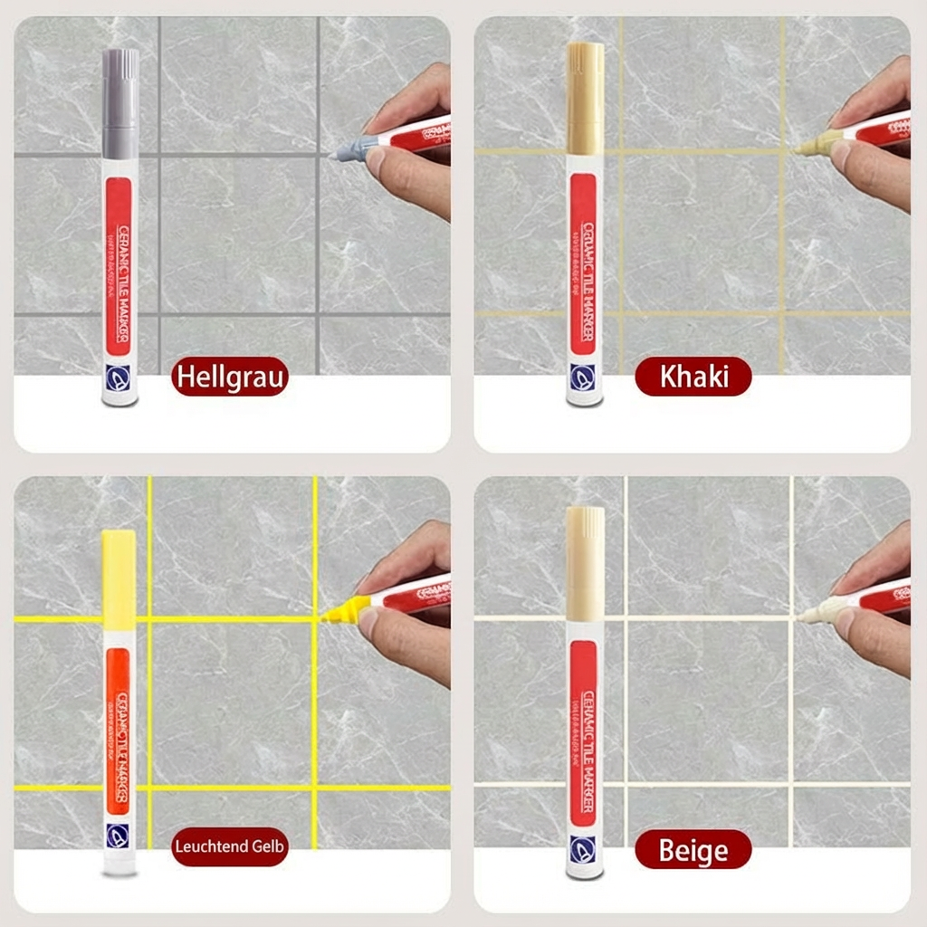 Pousbo® Anti-Schimmel und wasserfester Fugenstift für Keramikfliesen