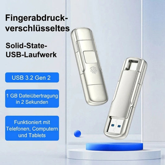 MOVESPEED V-Serie SSD-Stick – Für Fotos, Dokumente & sichere Datensicherung, USB 3.1 / Type-C (520MB/s) 📂🔒