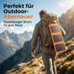 Mobiles Solar-Ladegerät mit USB-Anschluss – tragbar & effizient – ideal für Outdoor, Camping & Reisen☀️🔋
