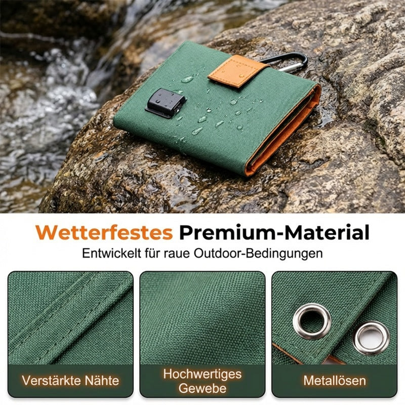 Mobiles Solar-Ladegerät mit USB-Anschluss – tragbar & effizient – ideal für Outdoor, Camping & Reisen☀️🔋