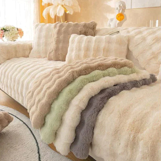 🔥 Black Friday - 60 % Rabatt zum Tiefstpreis! 🔥Sofaschoner aus verdicktem Kaninchenplüsch