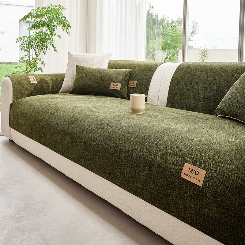 🛋️ Gepolsterte rutschfeste Sofaabdeckung – ultraweich, waschbar & kratzfest – ideal für Kinder und Haustiere 🐾