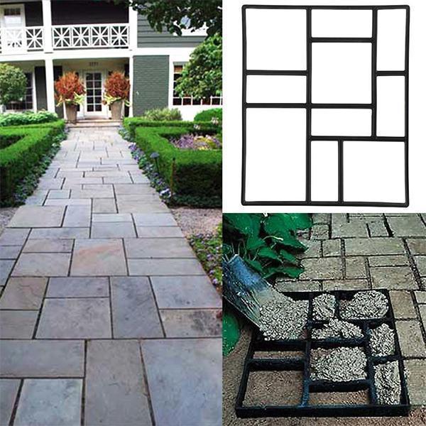 🧱 Pflasterform für Gartenwege – Wiederverwendbare Betonform für Gehwege, Terrassen & DIY-Gartengestaltung