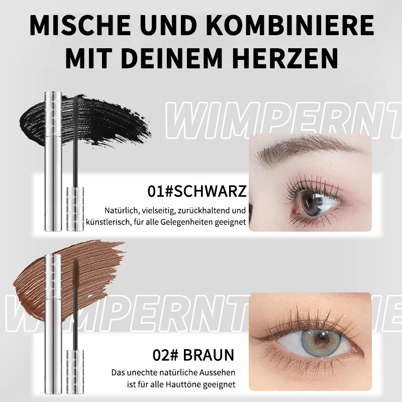 💥HEISSER VERKAUF👁️Tubing-Wimperntusche Schwarz & Braun Duo