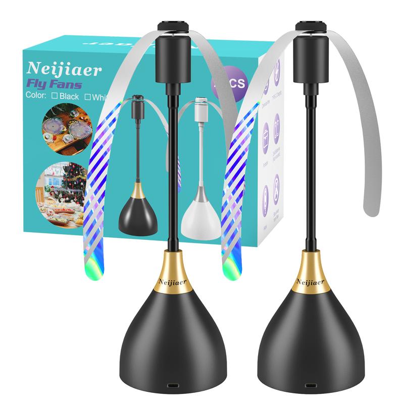 🔥 50% RABATT! 🪰 Fliegenvertreiber mit Akku- oder Batteriebetrieb ✨ Ausziehbares Design, Leise & Ideal für Garten, Terrasse und Camping