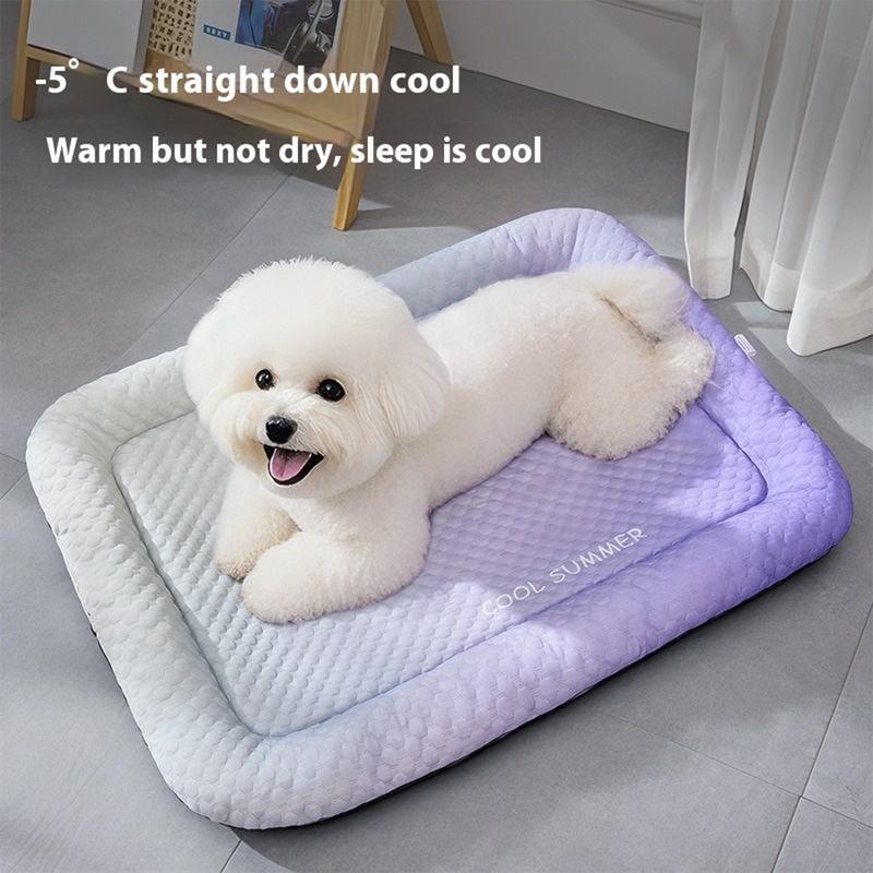 ❄️ Kühle 3D-Kühlmatte für Hunde & Katzen – atmungsaktiv, kühlende Noppen & waschbar, ideal für heiße Tage & zu Hause 🐾