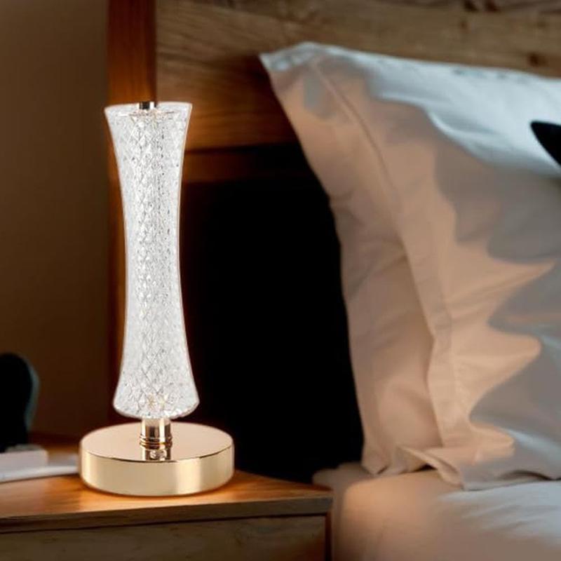 🌙💡 Wiederaufladbare Touch LED Nachtlicht Lampe mit 3 Farben – Ambientelampe für Schlafzimmer und Geschenkidee