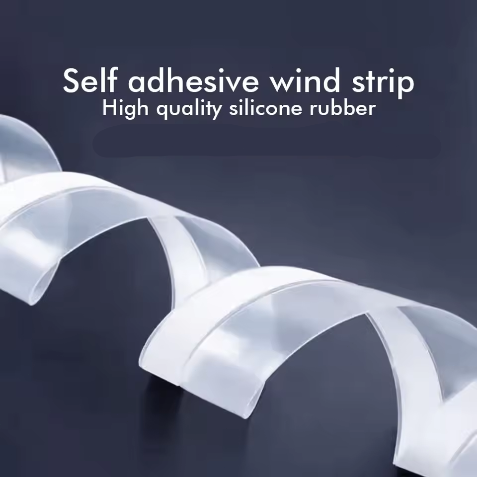 Selbstklebende Silikondichtung 25 mm – Für Türen & Fenster, schützt vor Wind und Staub 🏠🌬️