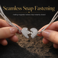 ❤️ 50 % Rabatt! ✨Elegante Herz Halskette mit Zirkonia – Minimalistischer Damen Schmuck mit Magnetverschluss