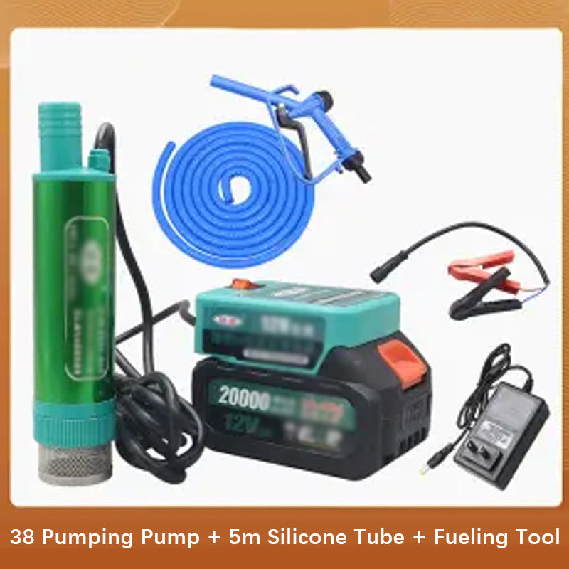 🔥 50% RABATT! 🔋 Kabellose 12V Akku Transferpumpe – Elektrische Pumpe für Wasser & Diesel | Tragbar, Leistungsstark & Ideal für Auto, Werkstatt und Landwirtschaft 🚗