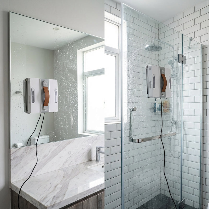 Automatischer Fenster- und Glasreinigungsroboter mit intelligentem Sprühsystem & sicherer Routenführung