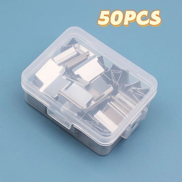 Papierklemmsystem aus Metall – Büro Heftgerät ohne Klammern