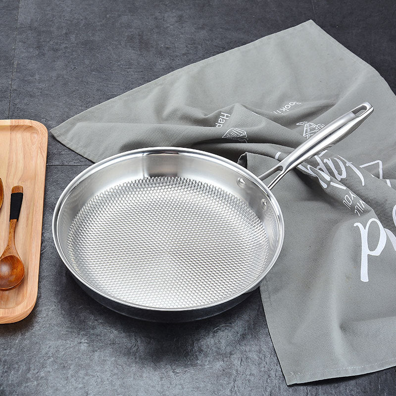 ✨ Edelstahl-Pfanne OHNE BESCHICHTUNG! Mit Air-Cushion Technologie PFOA-frei · Induktionstauglich · Spülmaschinenfest