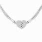 ❤️ 50 % Rabatt! ✨Elegante Herz Halskette mit Zirkonia – Minimalistischer Damen Schmuck mit Magnetverschluss