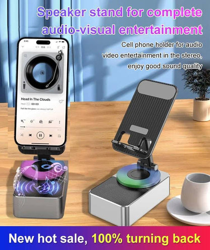 🔥 Sonderangebot: 50 % Rabatt 🔥 Bluetooth-Audio-Handyhalterung 🎵🔋 Für Smartphones und Tablets