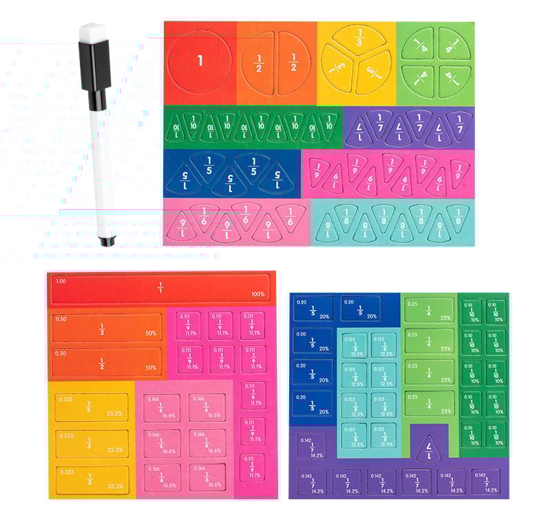 【🎒Zurück zur Schule Aktion】Magnetisches Bruchrechnen-Puzzle für Kinder - 50% Rabatt