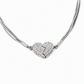❤️ 50 % Rabatt! ✨Elegante Herz Halskette mit Zirkonia – Minimalistischer Damen Schmuck mit Magnetverschluss
