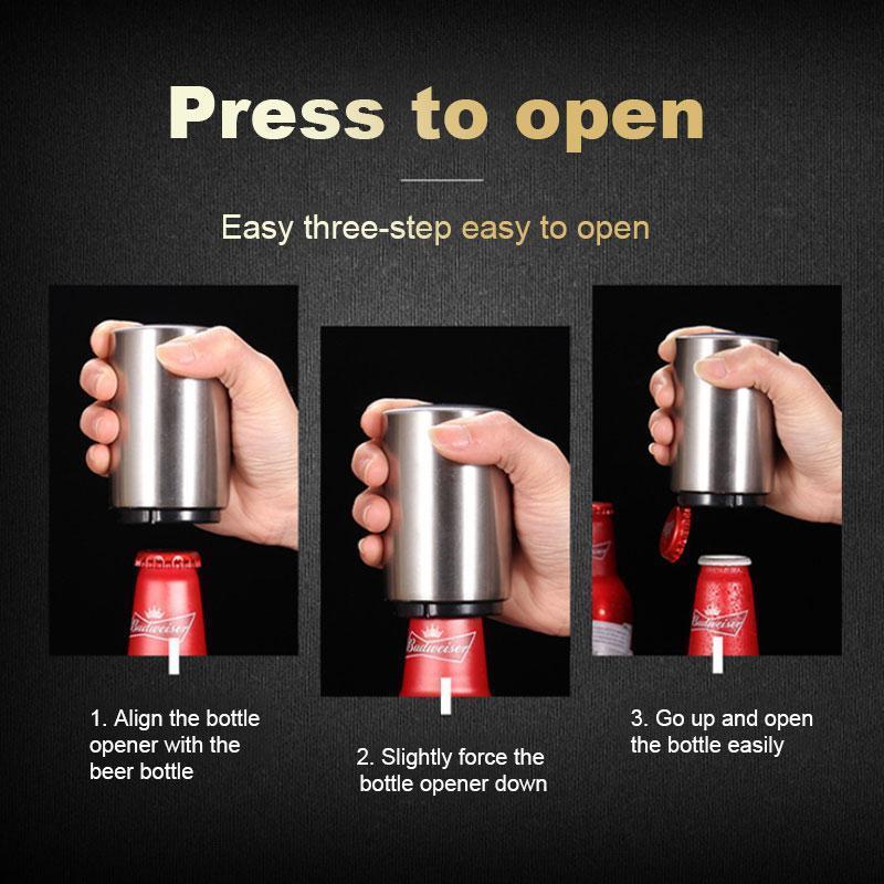 💖Limited Sale 50% OFF💖Stainless steel automatic bottle opener