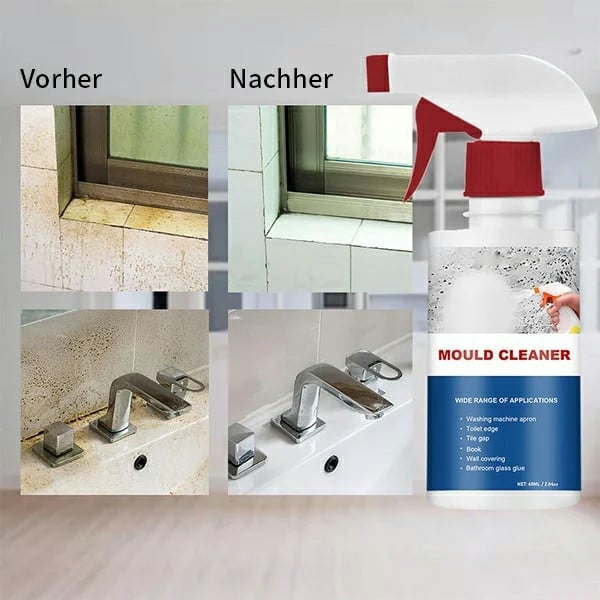 Schimmel- & Flechtenentferner Schaum – Tiefenreiniger gegen Stockflecken an Fugen, Silikon & Wänden mit Langzeitschutz ✨🚿🧼