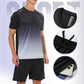 Sport-Set für Herren mit T-Shirt & Shorts – atmungsaktiv & schnelltrocknend