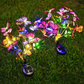 Solar Gartenstecker mit Schmetterlingsblüte – LED Gartenleuchte für Rasen & Terrasse☀️🦋