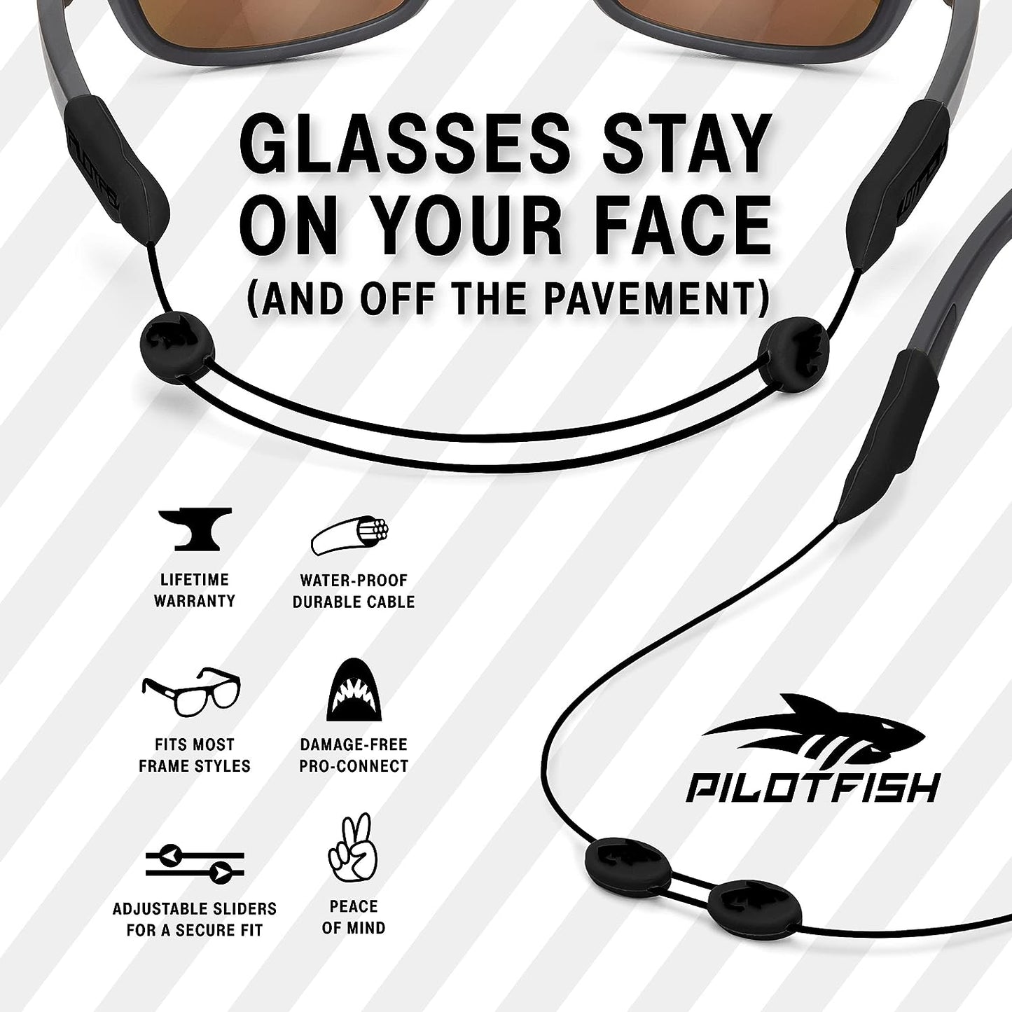 🔥Die beste Brillenpartner 🔥 Adjustable Eyeeglass Retainer Gurt
