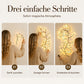 🌿 50 % Rabatt – Bunte LED-Lichterkette im Ranken-Design – flexibles, batteriebetriebenes Set mit 8 Modi – für Garten, Balkon, Zimmer & Partys 💡