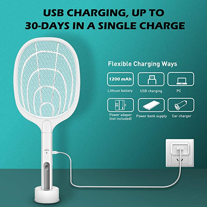 🦟 2-in-1 Mückenschläger & Nachtlicht – elektrisch, chemiefrei & leise, ideal für Zuhause, Schlafzimmer & Camping 🔋